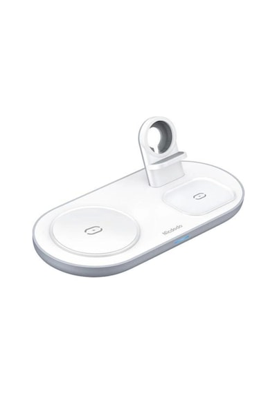 Mcdodo CH-7060 3 İn1 Manyetik 15 W Kablosuz Hızlı Şarj Dock Stand Beyaz