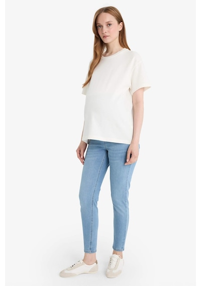 DeFacto Skinny Fit Yüksek Bel Düz Paça Standart Boy Hamile Pantolon Z6884AZ24SPIN89