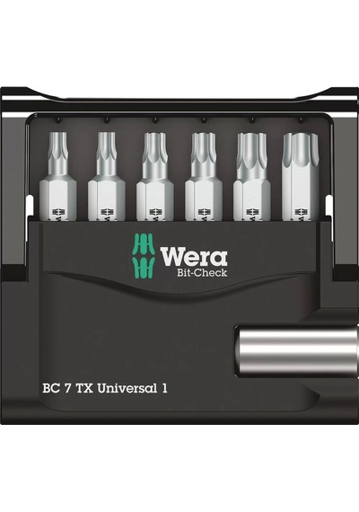Wera Bit-check 7 Tx Universal Bits Seti 1 05056294001