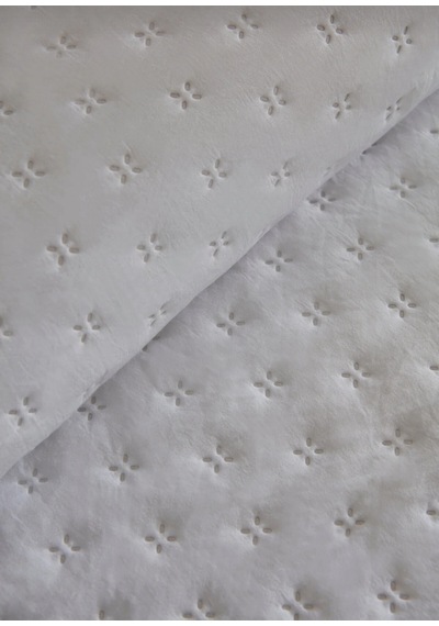 Karaca Home Breeze Soft Çift Kişilik Yatak Örtüsü Takımı Ekru Be Beyaz