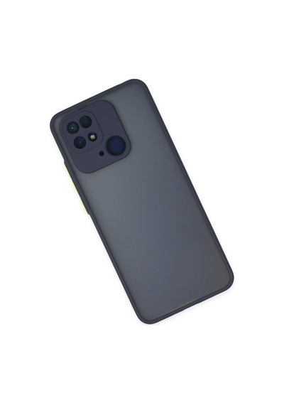 Ilkeshop Newface Xiaomi Redmi 10c Kılıf Montreal Silikon Kapak - Lacivert