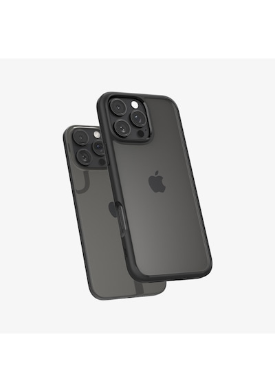 Spigen İphone 16 Pro İle Uyumlu Kılıf Ultra Hybrid Matte Black Siyah
