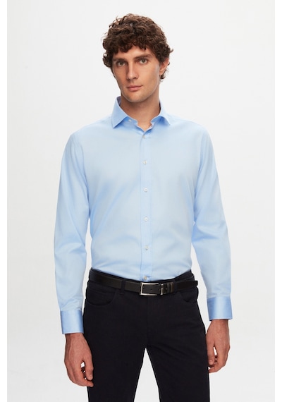 D'S Damat Ds Damat Regular Fit Mavi Düz Gömlek 5he02sg00299m 701