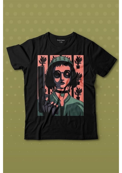 Kendim Seçtim Mathilda Leon Sevginin Gücü Leon The Professional Film Baskılı Tişört Çocuk T-shirt 001