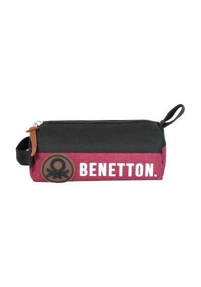 United Colors Of Benetton Retro Erkek Çocuk Oval Kalemlik - Siyah-kırmızı Siyah - Kırmızı