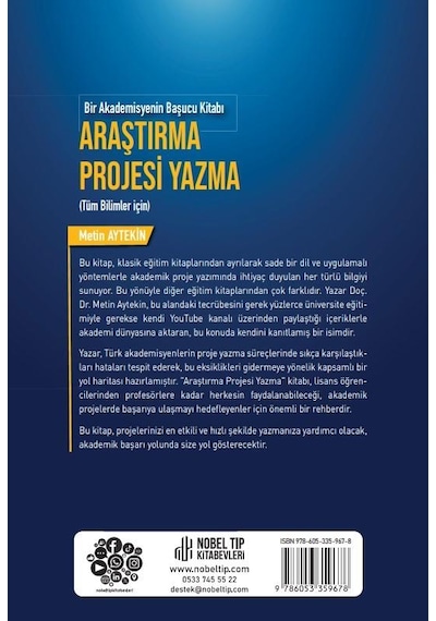 Araştırma Projesi Yazma Tüm Bilimler İçin