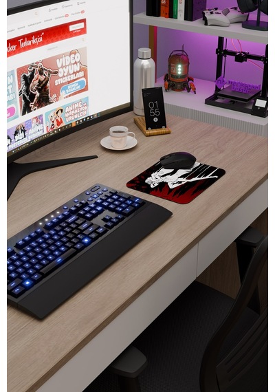 Devilman Crybaby Anime V4 - 22x18 Gaming Kauçuk Kaymaz Taban Mouse Pad Fare Altlığı