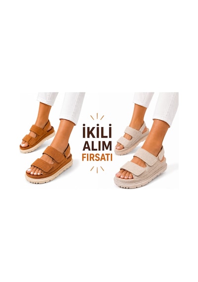 Papucumun Dünyası Kadın Yüksek Taban 4cm Çift Bantlı Rahat Şık Konforlu Sandalet Çok Renkli1 Papucumun Dünyası Kadın Yüksek Taban 4cm Çift Bantlı Rahat Şık Konforlu Sandalet Çok Renkli1