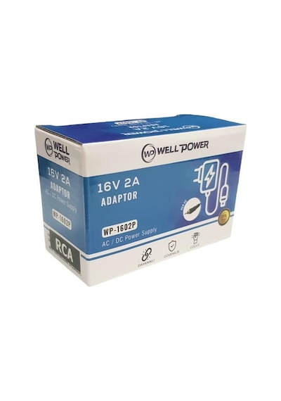 Wellpower 16v 2a Multiswitch Santral Adaptörü Rca Jak Fişli