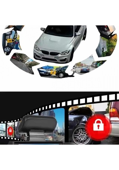 Full Hd 1080p Sürüş Kamerası Video Kaydedici Arka Ve İç Kamera Hareket Algılama Gece Görüşlü
