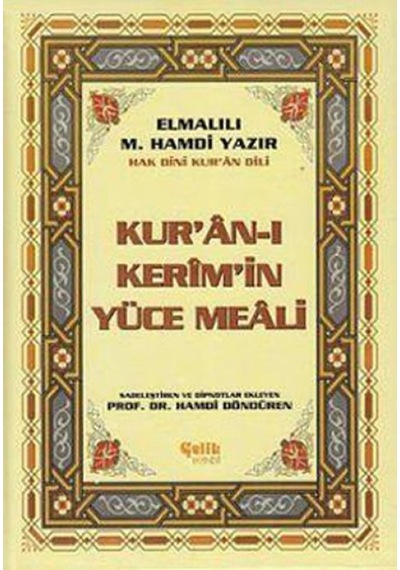 Hak Dini Kur'an Dili Kur'an-ı Kerim'in Türkçe Meali - Qhdh-610599