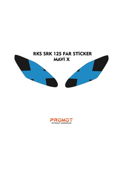 Far Kaplama Rks Srk 125r Uyumlu Mavi X Nötr