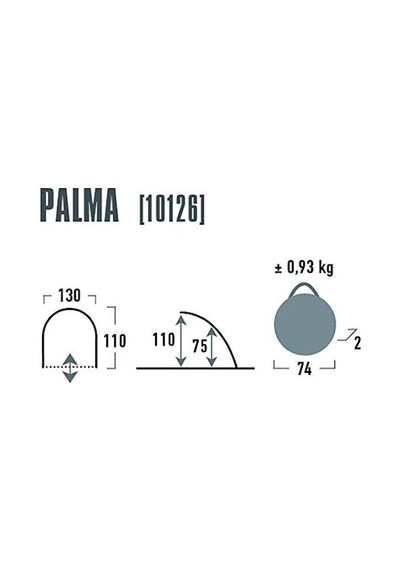 High Peak Palma Tek Kişilik Plaj Çadırı Beyaz - Kırmızı