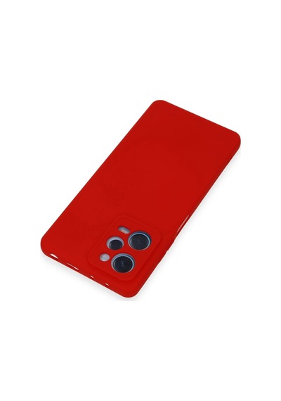 Newface - 866 - Xiaomi Redmi Note 12 Pro 5g Kılıf Nano İçi Kadife Silikon - Csmo-tex - - Kırmızı