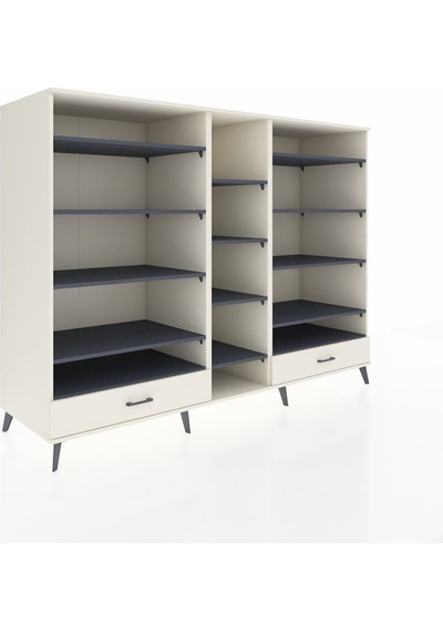 Kronos Dolap 14 Raflı 2 Çekmeceli 220x59x163 Aytaşı-antrasit/ayt Aytaşı-antrasit/aytaşı Kronos Dolap 14 Raflı 2 Çekmeceli 220x59x163 Aytaşı-antrasit/ayt Aytaşı-antrasit/aytaşı