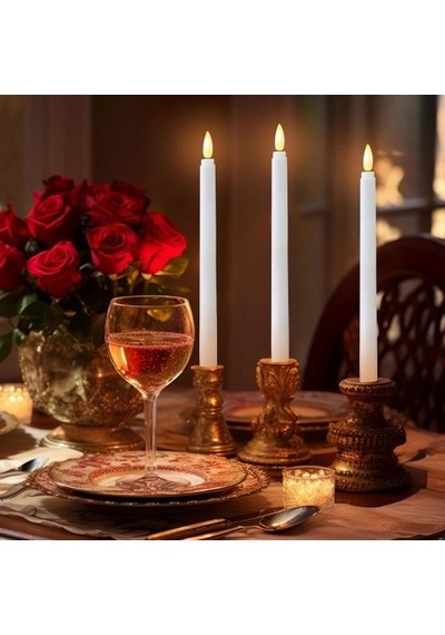 Hubrendy Emin 28 Cm Pilli Led Mum 12'li Paket