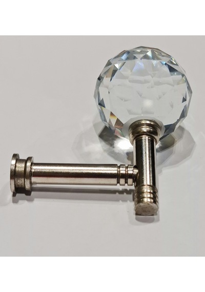Perde Bağlama Demiri Kristal Cam Renso