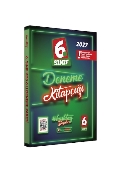 2027 6.Sınıf #hashtag Kazanım Değerlendirme Sınavı 6lı SARMAL Deneme Paketi Çözümlü Türkiye Geneli