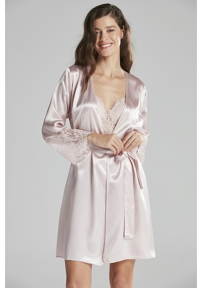 Pierre Cardin Saten Gecelik Sabahlık Pijama Takım Şort Takım 6'lı Gelin Çeyiz Seti - 6015 001