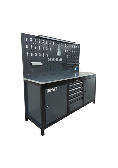 Takpower Ttr4411 2 Metre Takım Tezgahı 5 Çekmeceli 2 Dolaplı