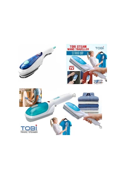 Tobi Steamer Buharlı Pratik Mucize Ütü Beyaz - Mavi