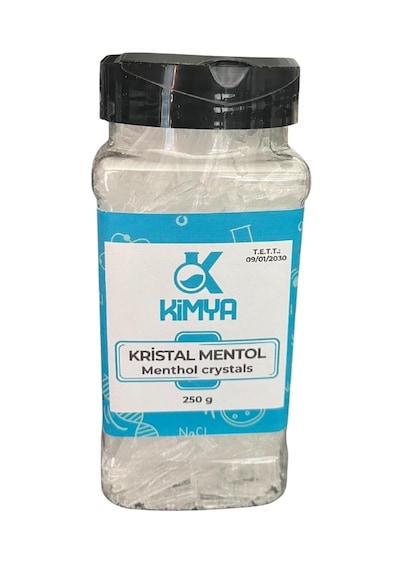 Kristal Mentol 250 Gr - Food Grade Menthol Crystals - Pratik Amba