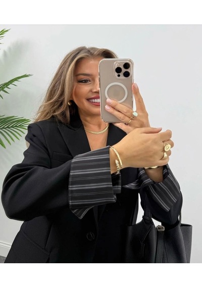 Ceket Kumaş Blazer Siyah