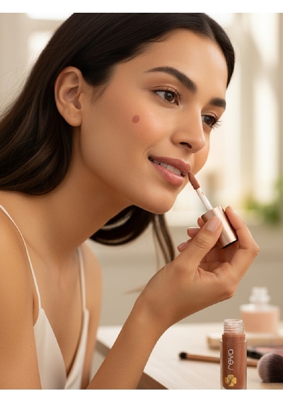 Vegan & Temiz İçerikli Lip & Cheek Tint 2 Si 1 Arada Doğal Renk, Nem Ve Işıltı no color