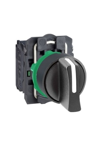 Schneider Electric Xb5Ad33 Siyah Mandal Buton Ø22 3 Konumlu Sab