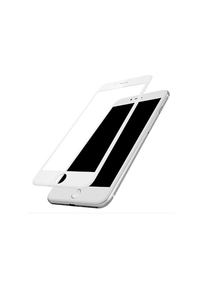 Apple Iphone 7/8 Plus Beyaz Tam Kaplayan 5d Mat Nano Kırılmaz Cam