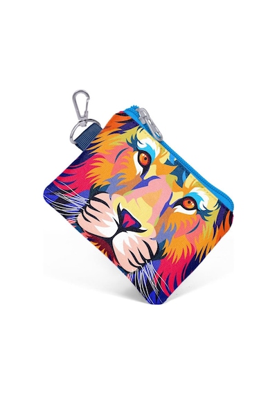 Coral High Kids Lacivert Saks Aslan Desenli Bozuk Para Çantası 21841
