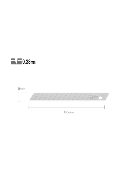 Olfa Ab-10 Standart Dar Maket Bıçağı Yedeği 10 Lu