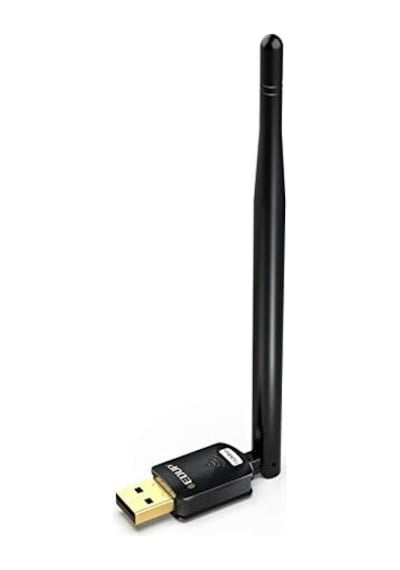 Pc İçin Usb Wifi Adaptörü, Masaüstü Dongle Gain 6dbi Anten Desteği, Masaüstü Dizüstü Bilgisayar Desteği, Windows 10/8/7/xp/, Mac 10.6-10.11 İle Uyumlu