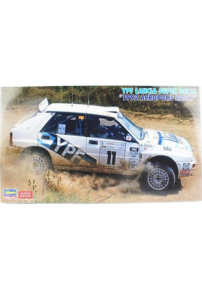 Hasegawa 20685 1/24 Ölçek, Ypf Lancia Super Delta 1992 Acropolis Rally , Limited Edition Yarış Aracı Plastik Model Kiti