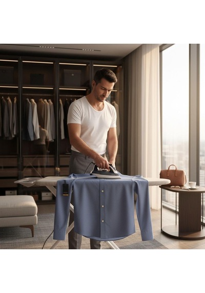Klasik %100 Cotton Uzun Kollu Terletmeyen 4 Mevsim Gömlek Regular Kalıp Mavi