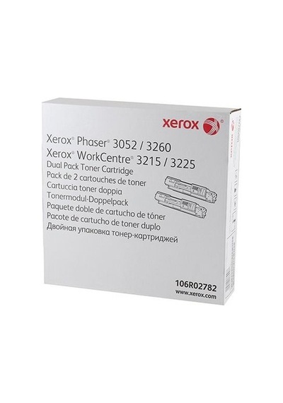 Xerox 3052 /3260 /3215 /3225 Siyah Toner Ikili 106R02782
