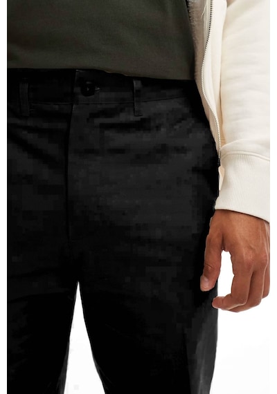Nike Club Chino Woven Trousers Canvas Pant Erkek Dokuma Canvas Pantalon Siyah