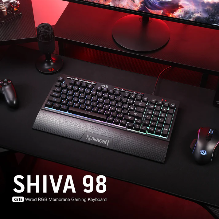 Redragon K515 Pro Shiva Rgb Kablosuz Membranlı Türkçe Oyun Klavyesi, 98 Tuşlu Mekanik Hissi Klavye Ve Smooth Lineer Switch,makro Ve Multimedya Tuşları, Çıkarılabilir Bilek Dayağı, Yazılım Destekli Redragon K515 Pro Shiva Rgb Kablosuz Membranlı Türkçe Oyun Klavyesi, 98 Tuşlu Mekanik Hissi Klavye Ve Smooth Lineer Switch,makro Ve Multimedya Tuşları, Çıkarılabilir Bilek Dayağı, Yazılım Destekli