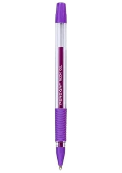 Pensan 1 Adet Mor Neon Jel Kalem 1.0 Mm Renkli Yazım İçin Kullanışlı Kalem