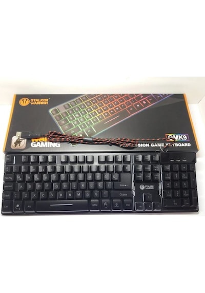 Stalker Warrior Versatile GMK9 USB Aydınlatmalı Oyuncu Klavyesi