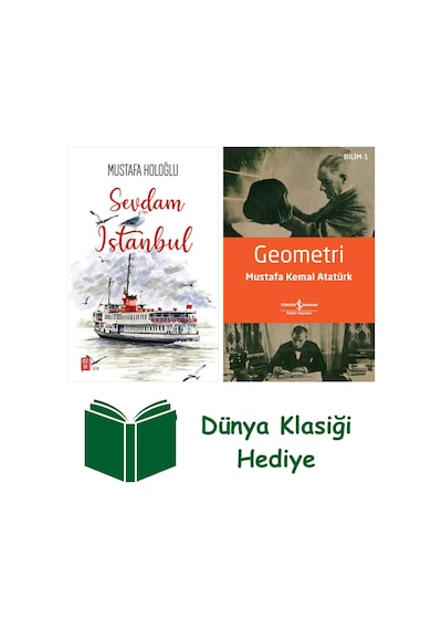 Sevdam İstanbul + Geometri + Dünya Klasiği Hediye