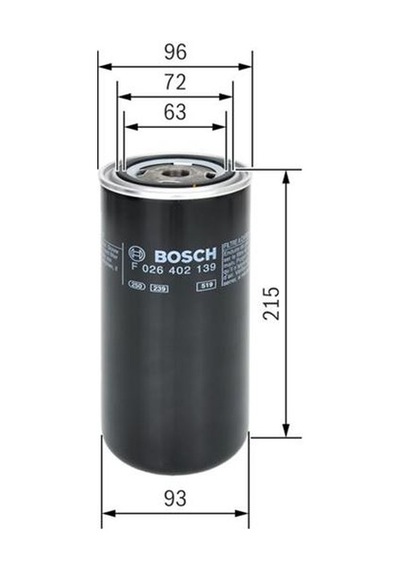 BOSCH F026400556 HAVA FİLTRESİ