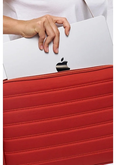 Mussen Laptop Kılıfı Su Geçirmez Macbook Neo Air Pro 13-14 İnç Turuncu Turuncu