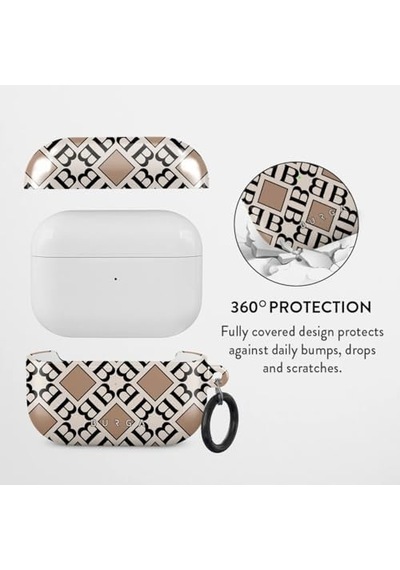 Apple Airpods Pro İle Uyumlu Kılıf, Monogram