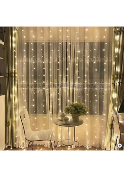 Kumandalı 8 Ayrı Moda Sahip Perde Led  2 Metre ( 2 mt X 2 mt ) Perde Led Peri Led Usb HDH75