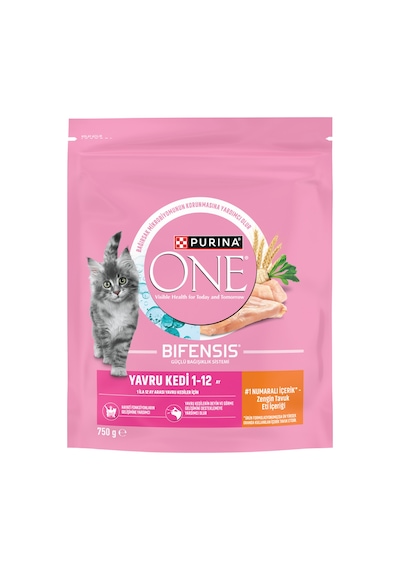 Purina One Junior Tavuklu Yavru Kedi Maması 750 G + Junior Somon Yaş Yavru Kedi Maması 85g