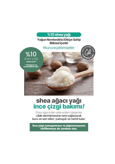 Derma Factory %10 Shea Yağı İçeren Yoğun Nemlendirici El Kremi Derma Factory Shea Butter Hand Cream 30ml