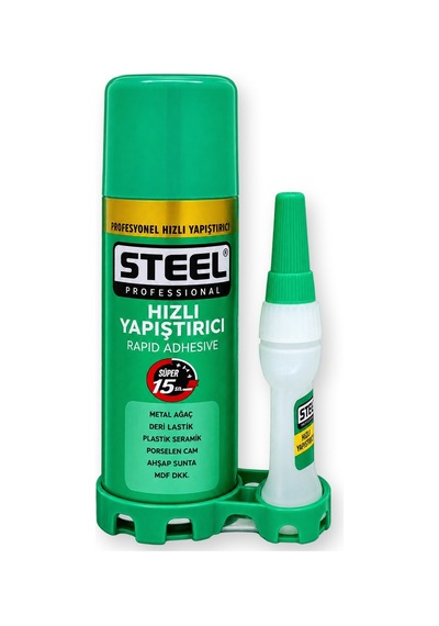 Steel 200 Ml Hızlı Yapıştırıcı Seti