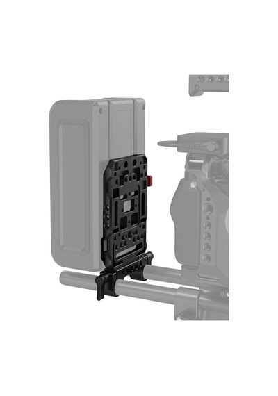 Smallrig 3016 V Montajlı Akü Plakası Çift 15mm Çubuk Kelepçesi