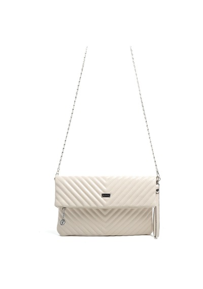 Silver Polo Sp1134 Kadın Portföy & Clutch Crash Bej-bej